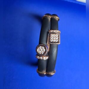 Sapphire, Rose And Rubber LUCA Bracelet 6.5"